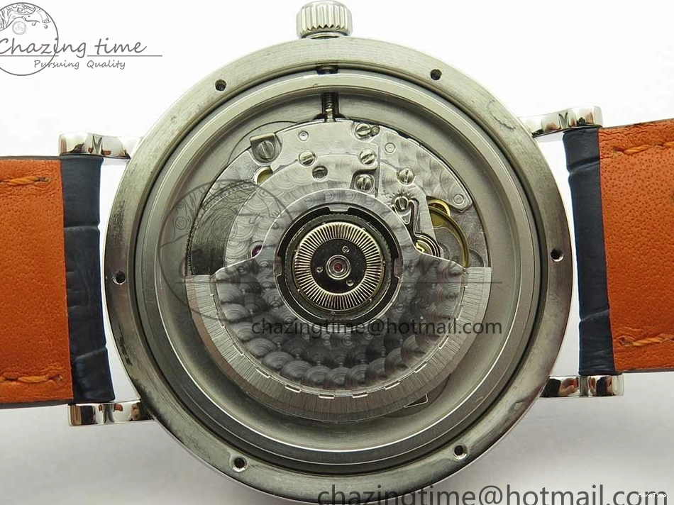 MIROTIME 0103 Portofino Automatic SS FKF 1:1 Best Edition Blue Dial on Blue Leather Strap A Cozy 7133